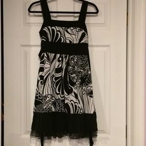 Black and White Dress